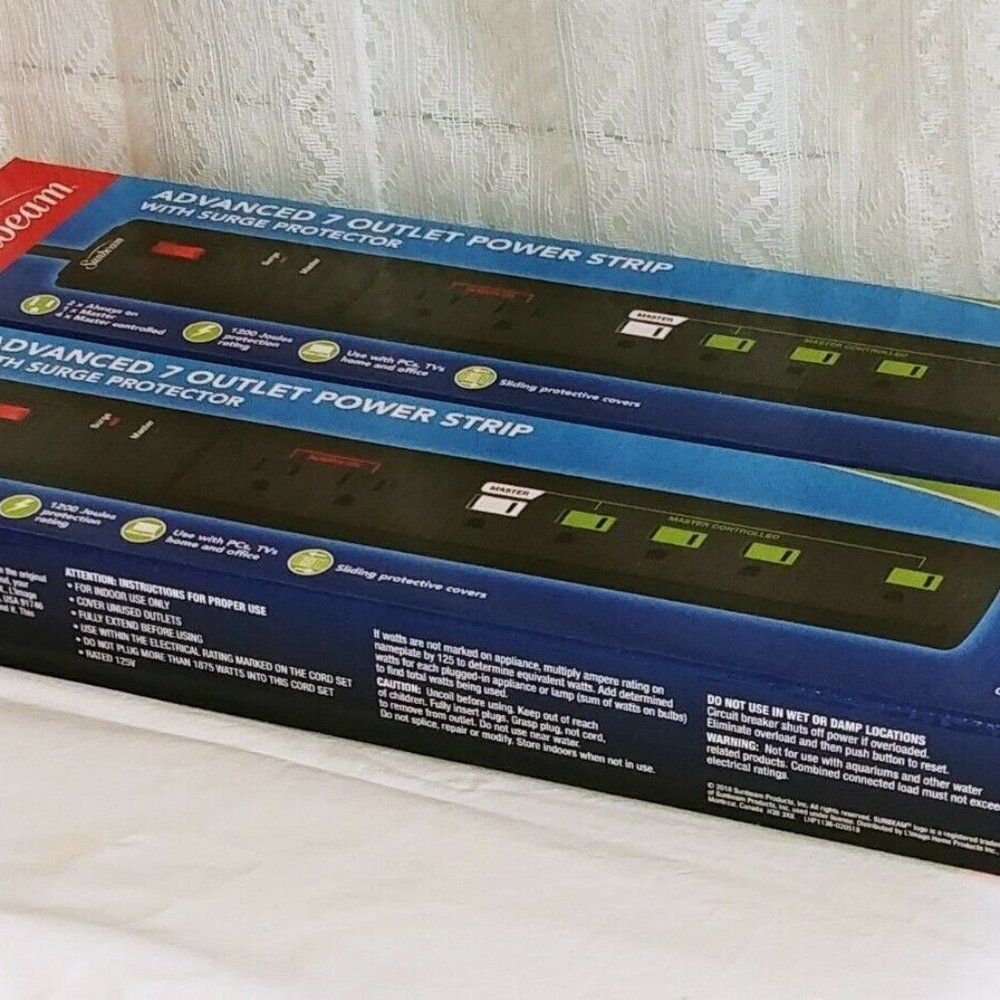 Sunbeam Power Strip Advanced (7) Outlet Strip
